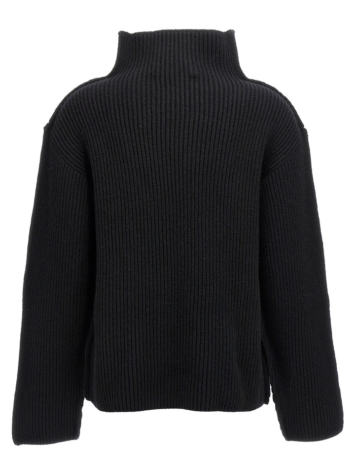 Ribbed Sweater Sweater, Cardigans Black