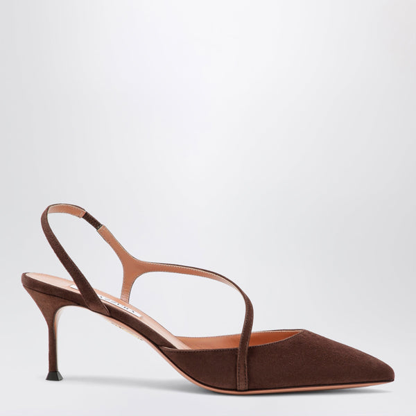 Espresso Dynasty Suede Pumps