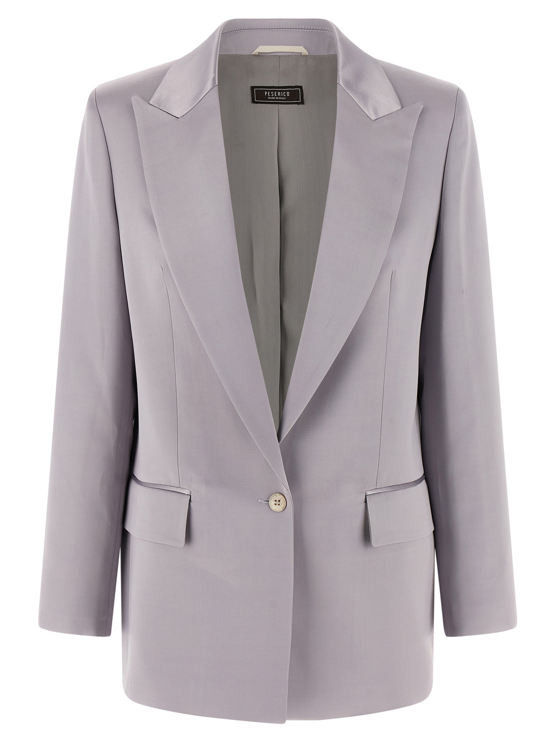 Peserico Satin Blazer BlazerS - Gray | aef99f1df3220a1f3d513a1125316ec5261a2f45