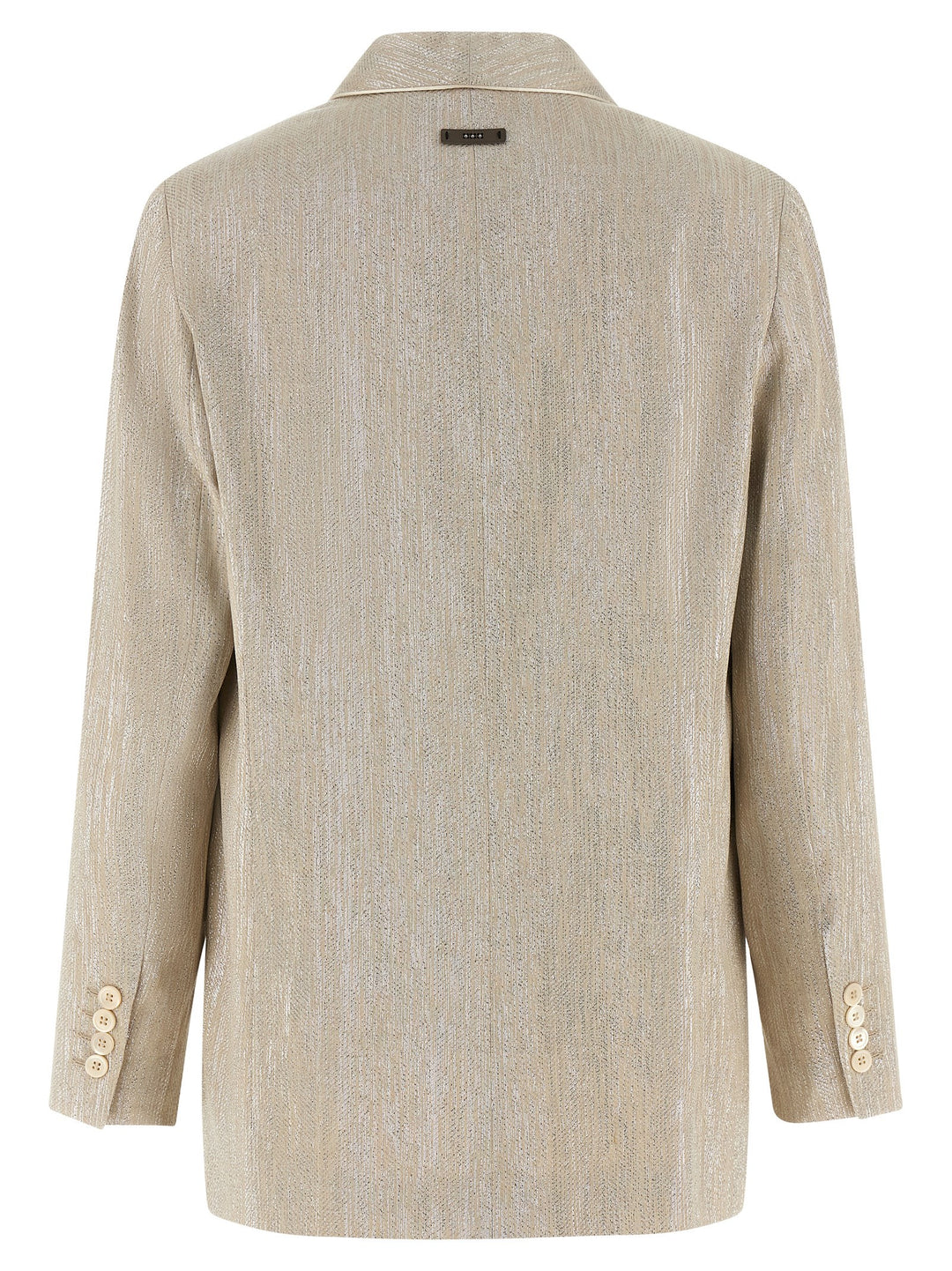 Peserico Lamé Thread Blazer BlazerS - Beige | eb40280a564120b87b08b875b5537a882eb1d614
