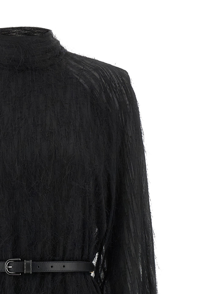 Peserico Fil Coupé Dress Dresses - Black | 58db343944eef8761699db1e4bd31c034284d75a