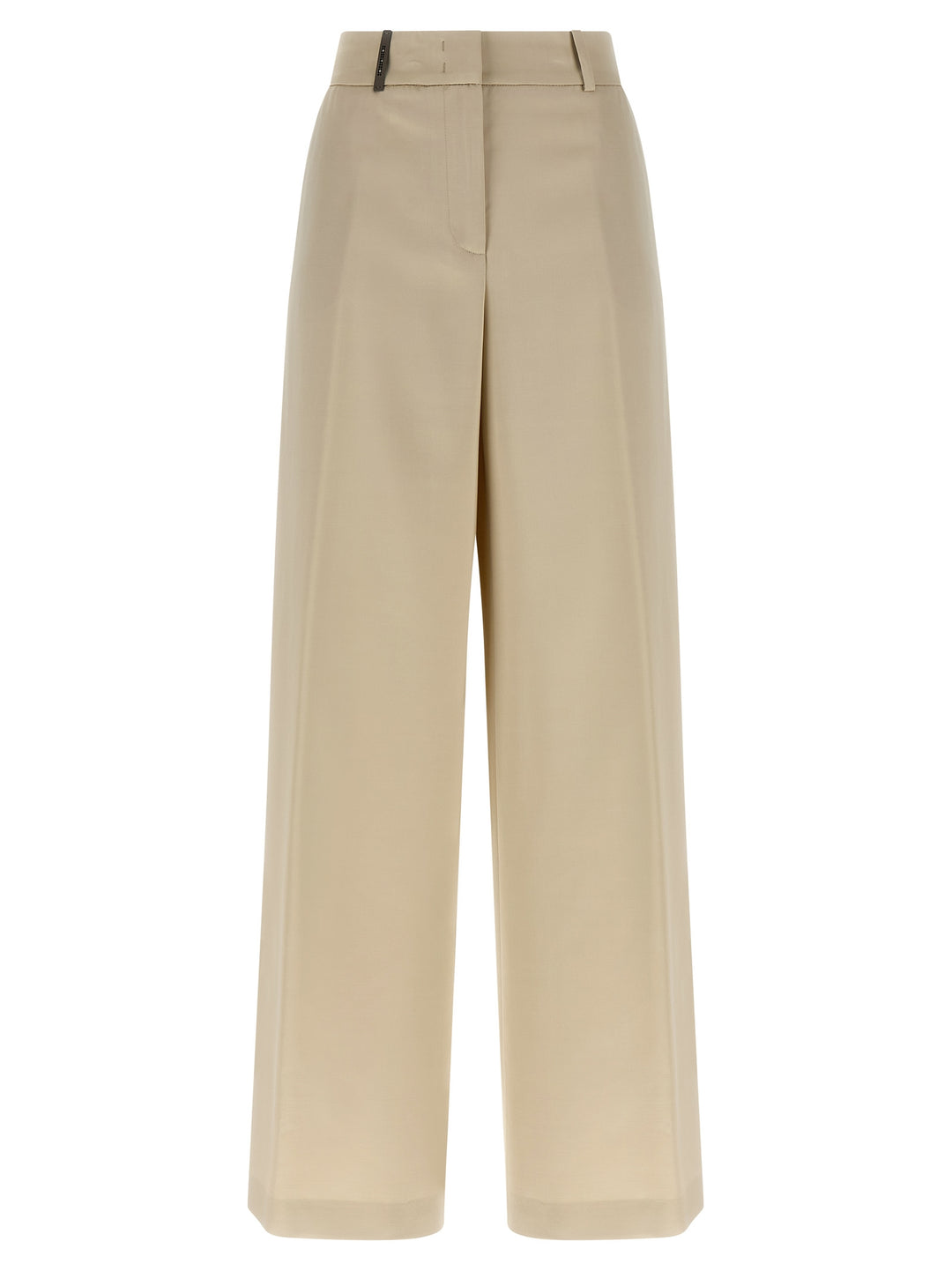 Peserico Palazzo Pants - Beige | fb928045ea1f461376be211207338628f0021e44