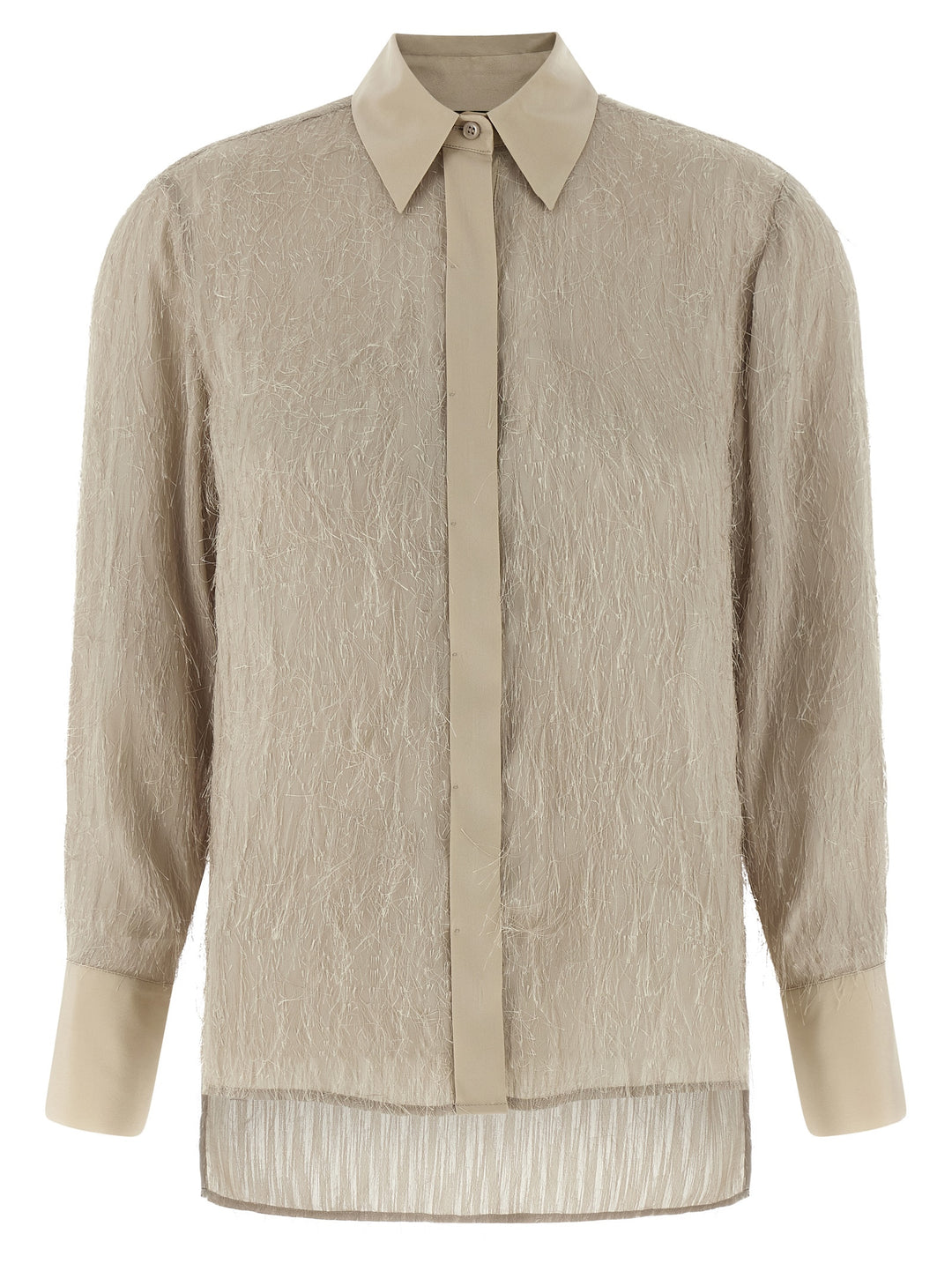 Peserico Fil Coupé Shirt Shirt and Blouse - Beige | 967dbcf60b5d465f753400f75d7bc0c6ea4568b6