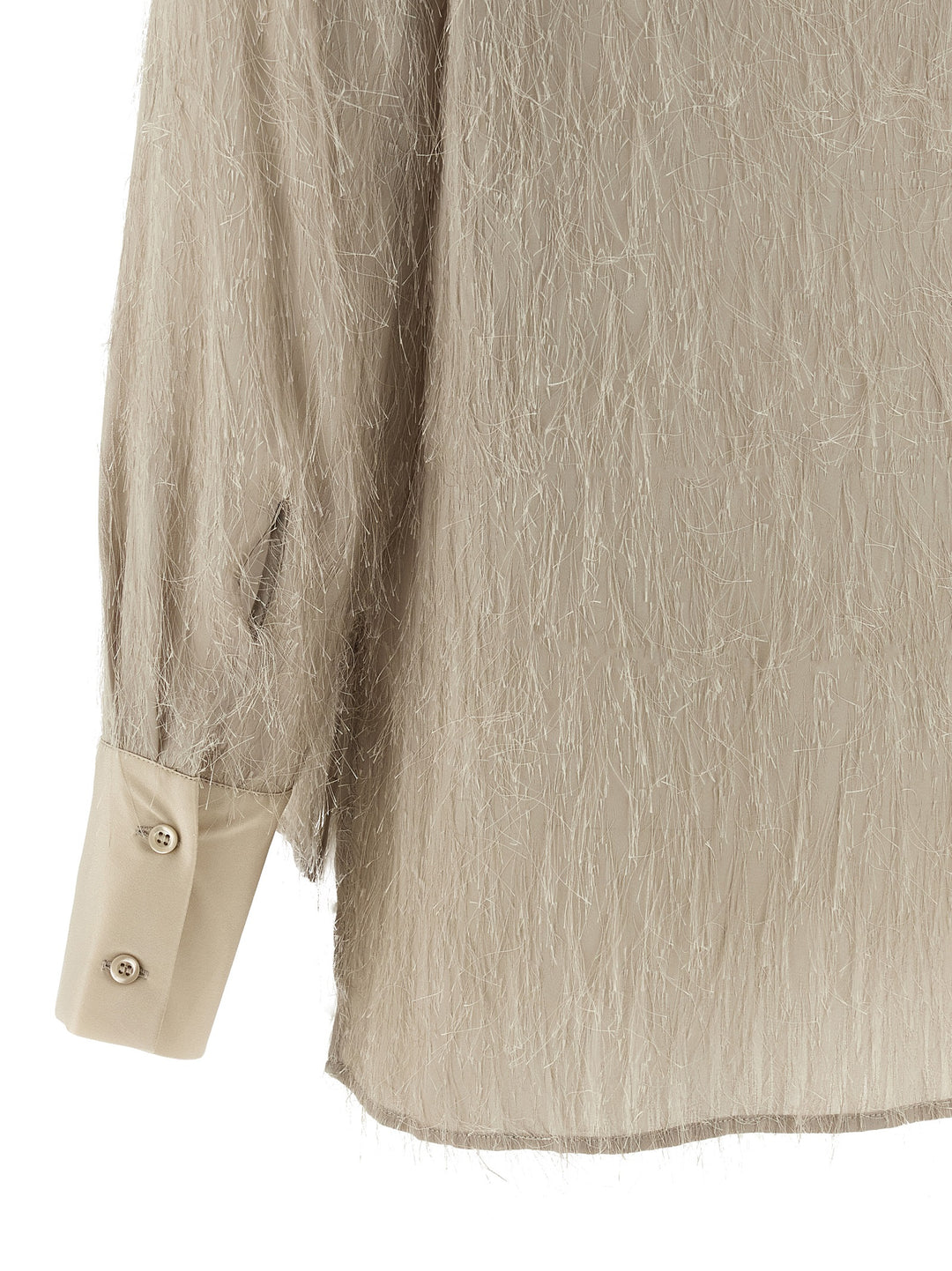 Peserico Fil Coupé Shirt Shirt and Blouse - Beige | 1a092eb670abfc77024500611cd915808298b383