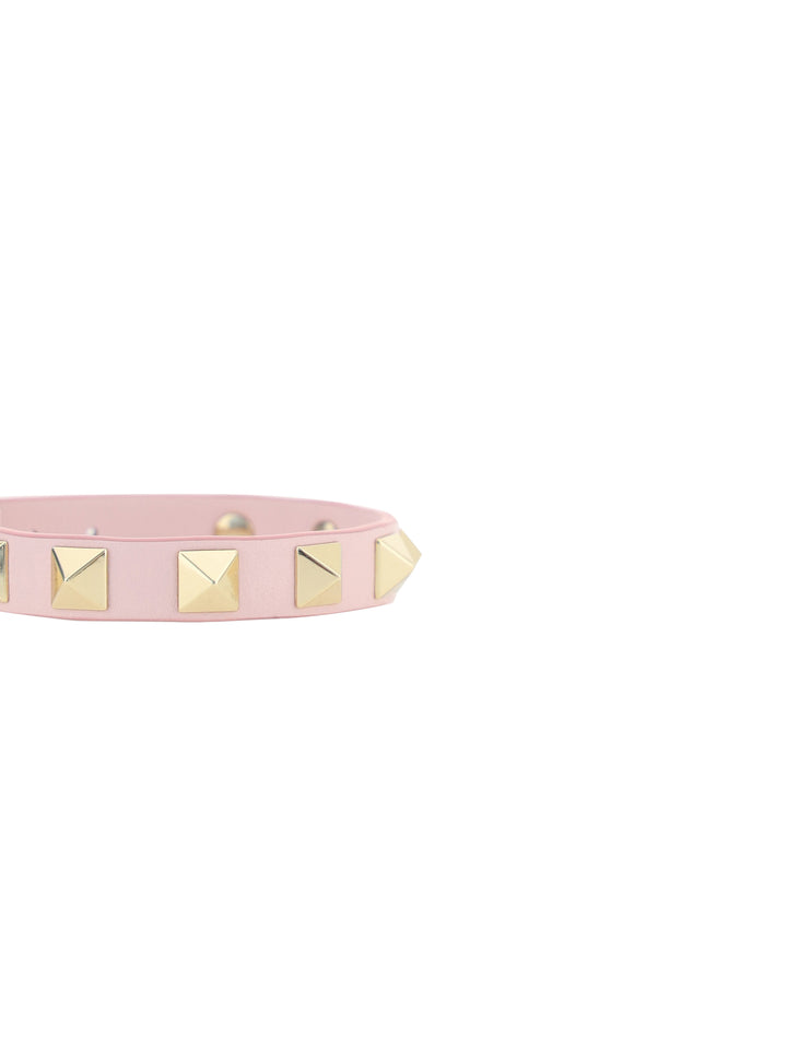 LEATHER BRACELET (8x8mm) | ROCKSTUD | VI