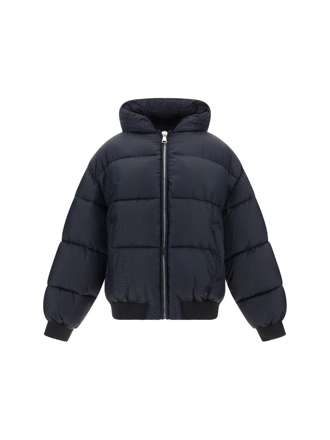 MONOGRAM JACQUARD NYLON PUFFER JACKET