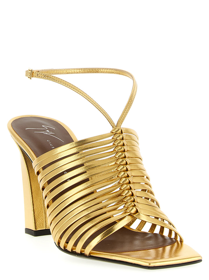 Giuseppe Zanotti Savoia Sandals - Gold | 06572a1c5302564f67013fdff1b9d30d0e13c9ed
