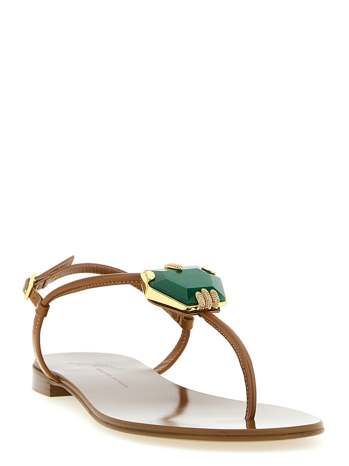 Giuseppe Zanotti Ganass Sandals - Brown | 27ccefe78ea9c3621cf8c589ad4abadc66dc62e3