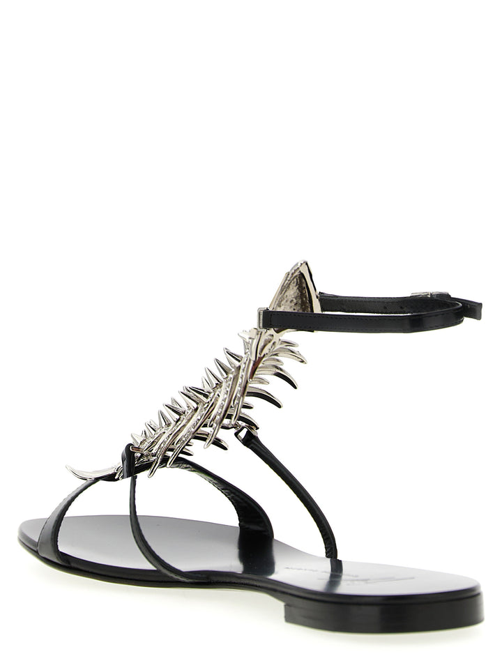 Giuseppe Zanotti Slim Sandals - Black | 05dfb1b3b5eaec4bca17b334f3dbce3a02fe947e