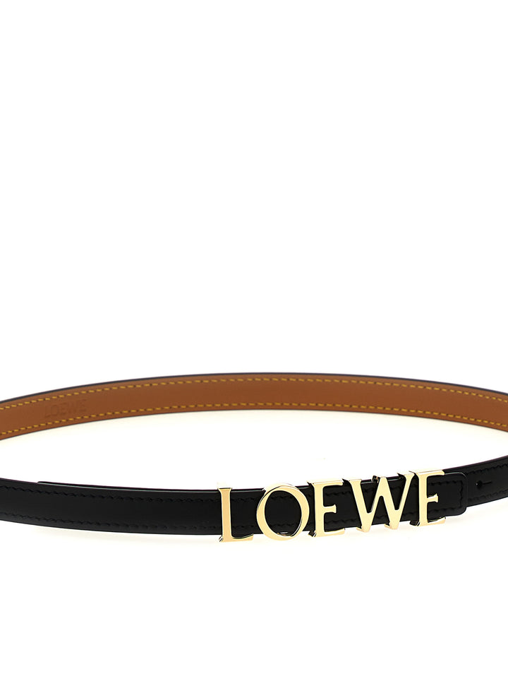 Lettering Belts Black