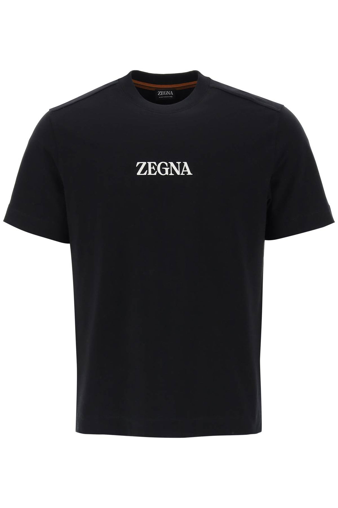 T Shirt With Rubberized Logo