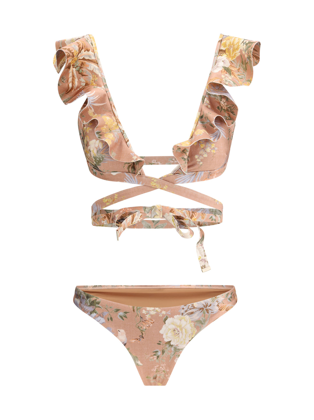 TALLOW WRAP RUFFLE BIKINI