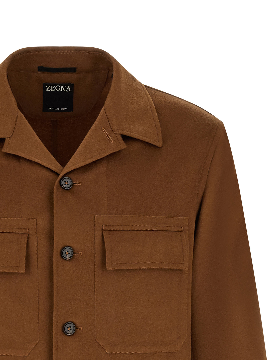 Zegna Oasis Cashmere Overshirt Shirt and Blouse - Brown | b494087f0c1a85e6cd56d708b32c042562c1a875