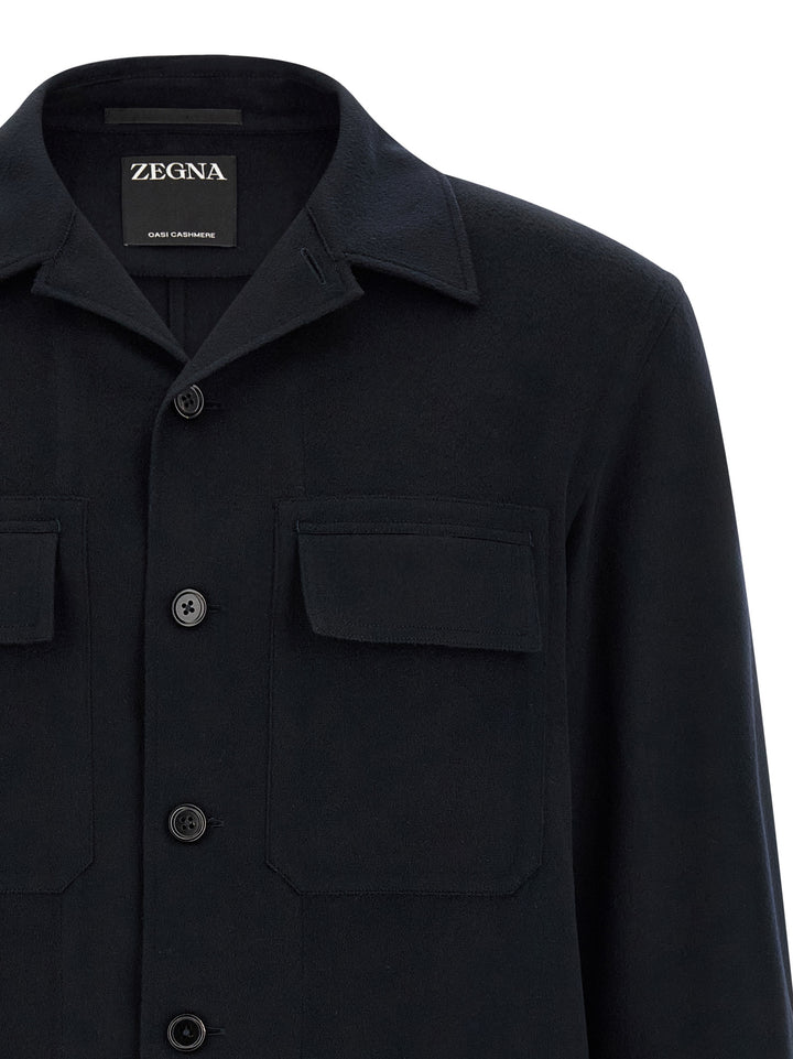 Zegna Alba Shirt and Blouse - Blue | aab4b68fd9ae826cd84fd60961402f7d1251f619