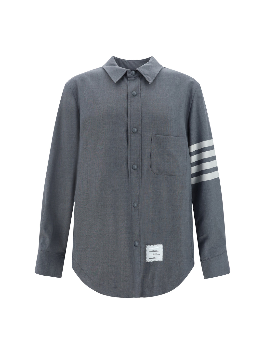 SNAP FRONT SHIRT JACKET IN ENGINEERED 4