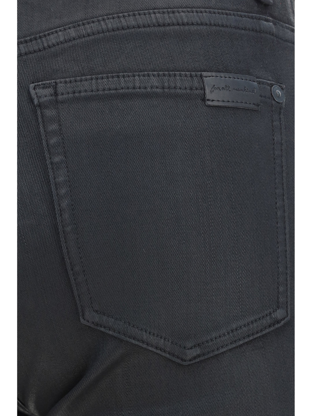 BOOTCUT COATED STRECHT BLACK JEANS