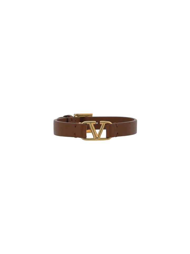 LEATHER BRACELET (LOGO 25X15mm) | VLOGO