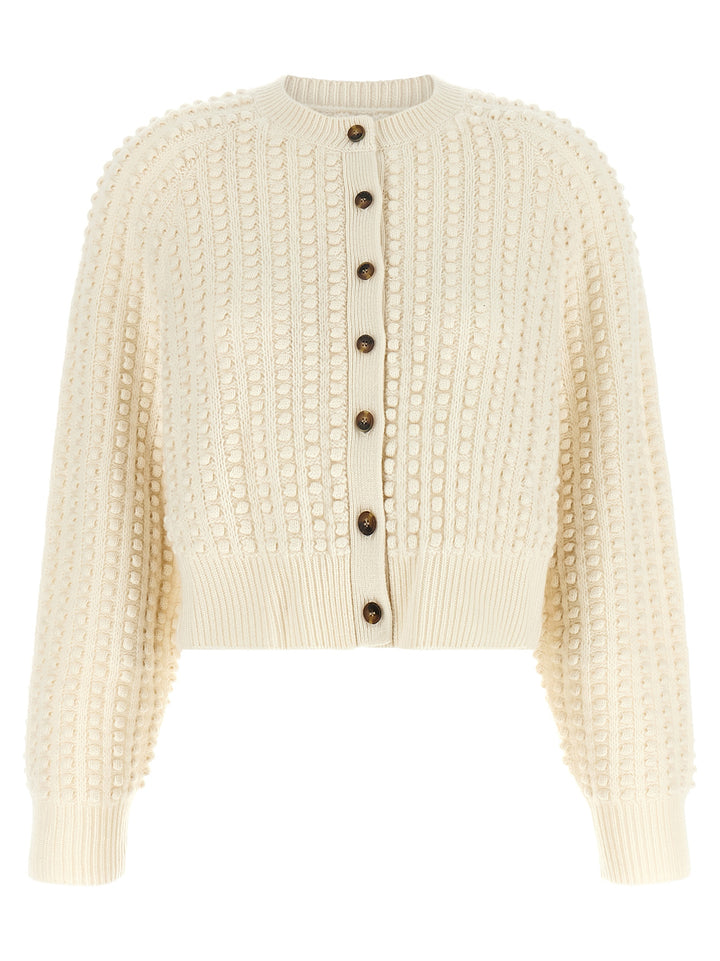 Loulou De Saison Edie Sweaters and Cardigans - White | f7b7c143020e568505598965f40ccd9d3306d4c8
