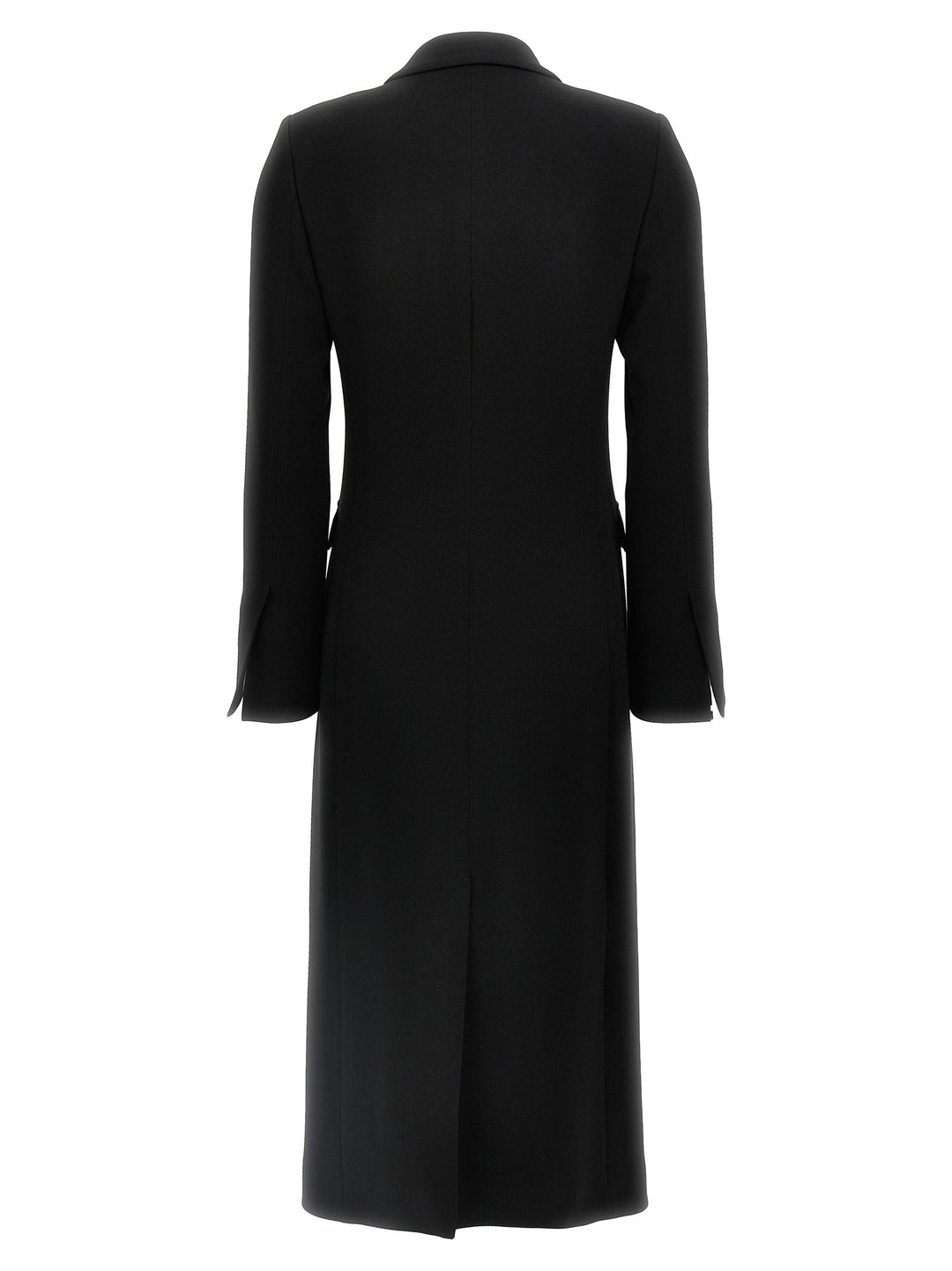 Double-Breasted Coat Dress Dresses Black