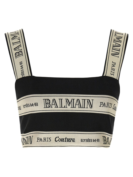 Nastro Balmain Tops Black