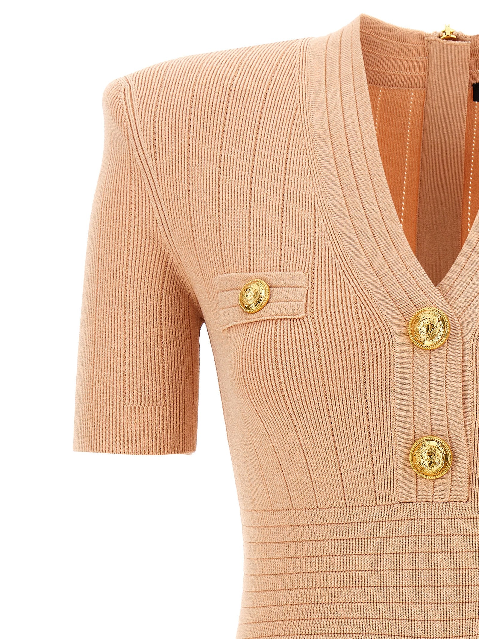 ワンピース BALMAIN 'Chiocciola' dress Balmain Chiocciola Dresses Pink | Wanan Luxury