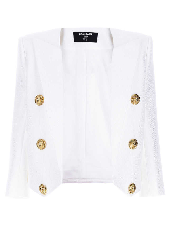 Balmain Blazer Spencer BlazerS - White | 071eedc231ca7cb2275226517f9d92d54475a1db