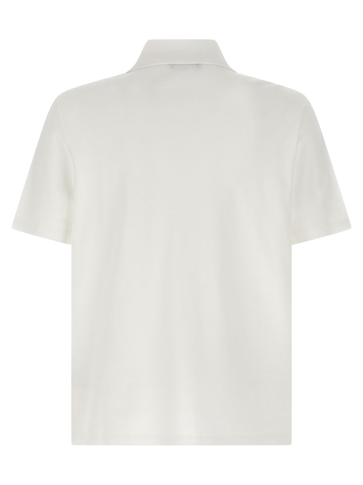 Balmain Coin Polo - White/Black | df650e4b7538f3d1615c35ccaf12a39123a427a5