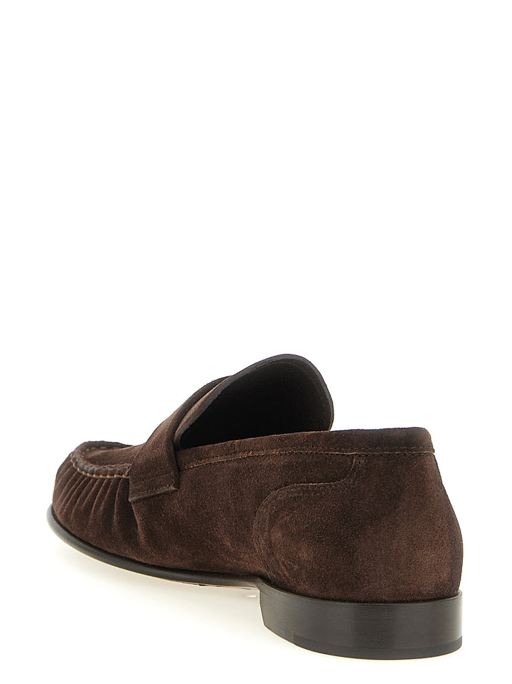 Jimmy Choo Ellis Loafers - Brown | 8710f72108341a0203bfc5c8e11f6b4dc5c63e0a