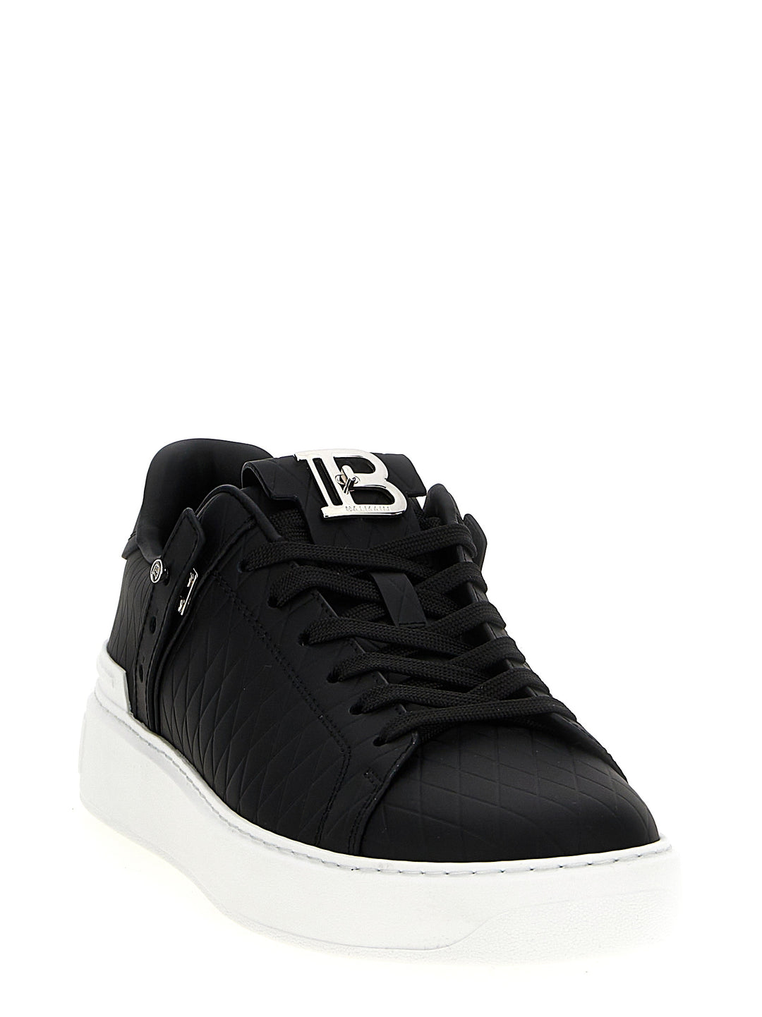 Balmain B-Court B-Buzz Sneakers - Black | c9c1e1729e6904a83c658135bc5dbe4b69ba276a