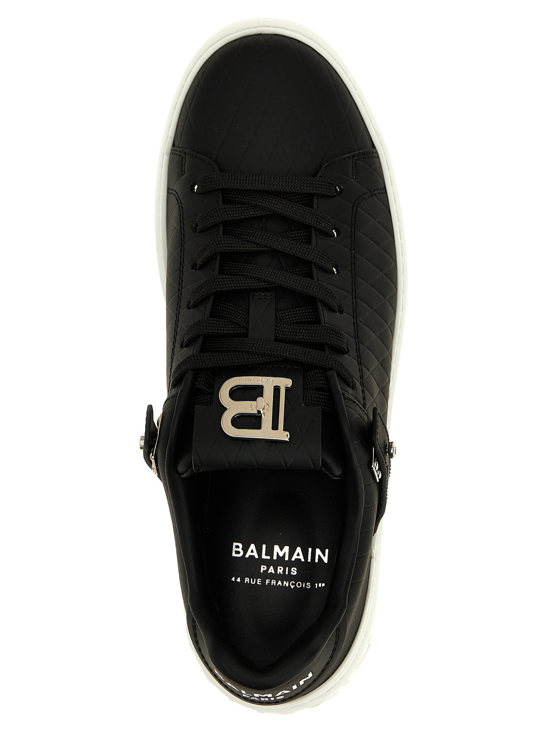 Balmain B-Court B-Buzz Sneakers - Black | 4842cbe6a1f3dc8db2ef508be2676a4442d07e48