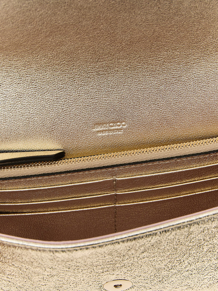 Jimmy Choo Emmie Clutch - Gold | 560a289c331893d847507f9901a1a045512f5b95