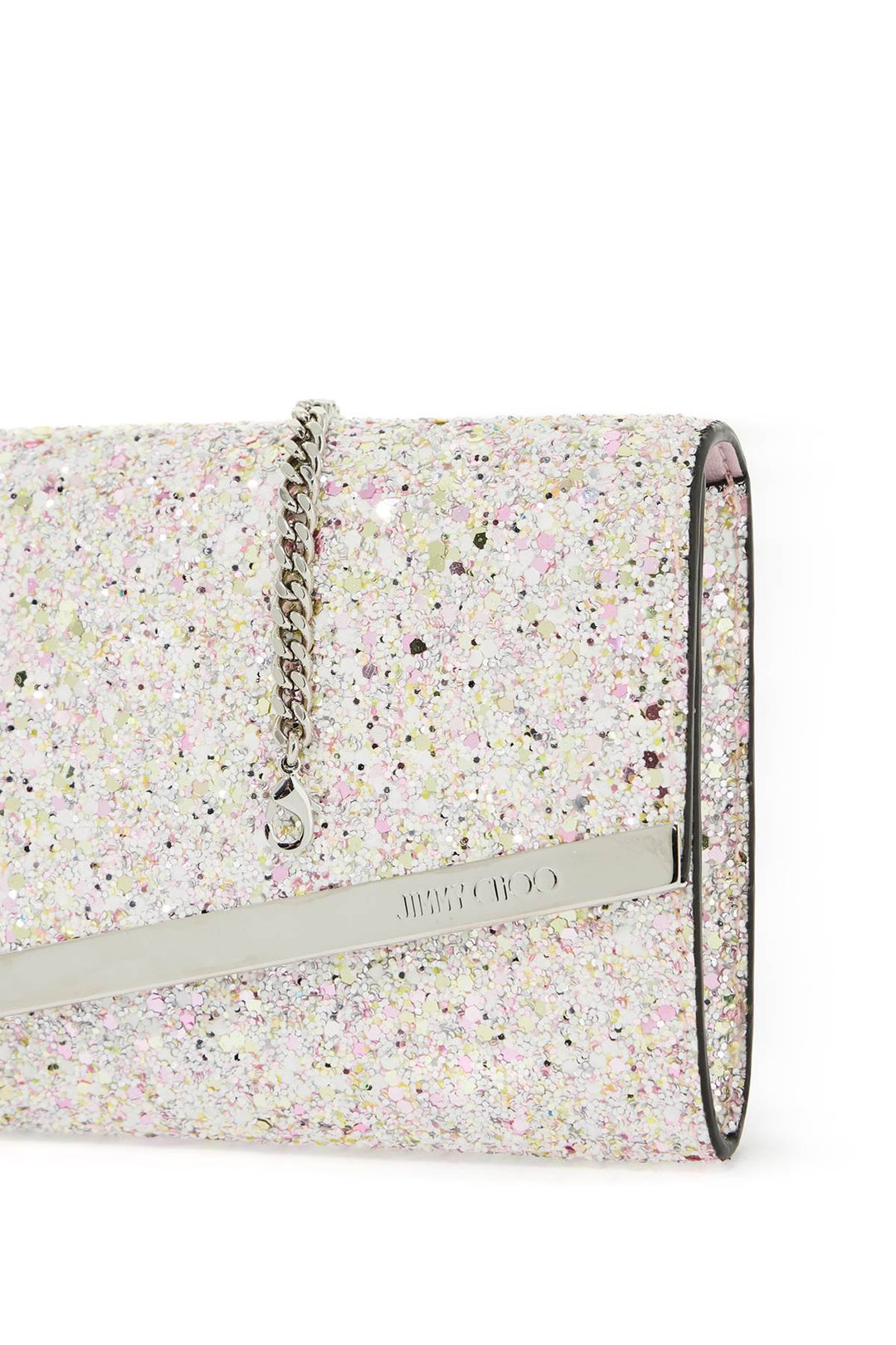 Glittered Fabric Emmie Clutch