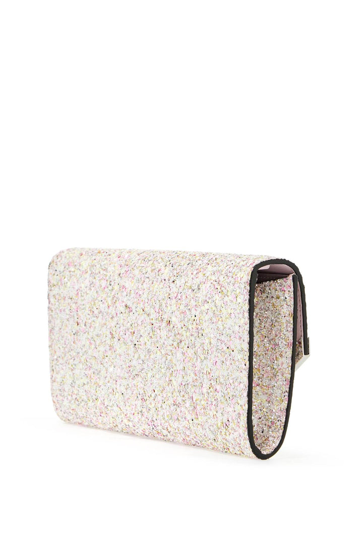 Glittered Fabric Emmie Clutch