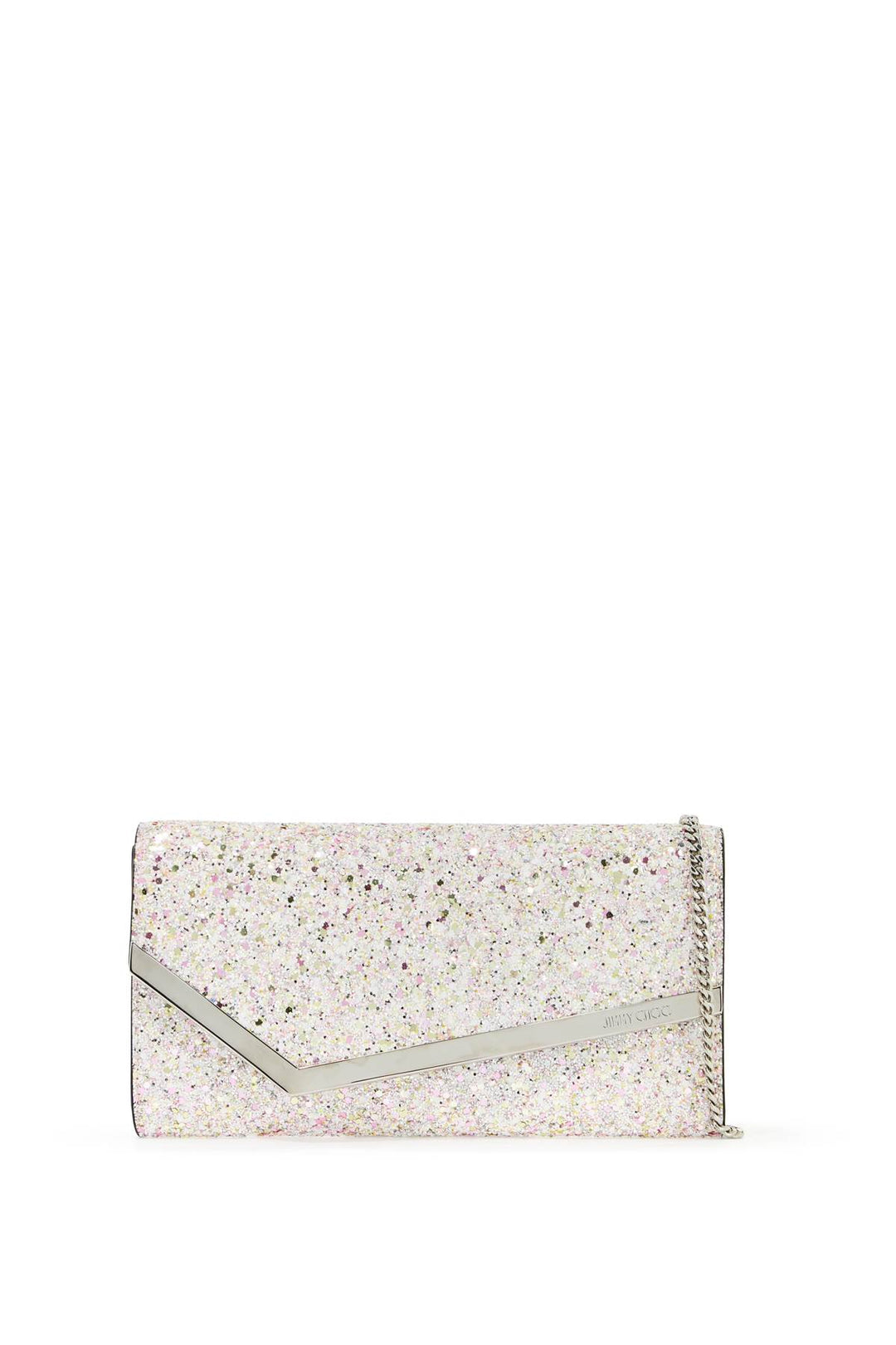 Glittered Fabric Emmie Clutch