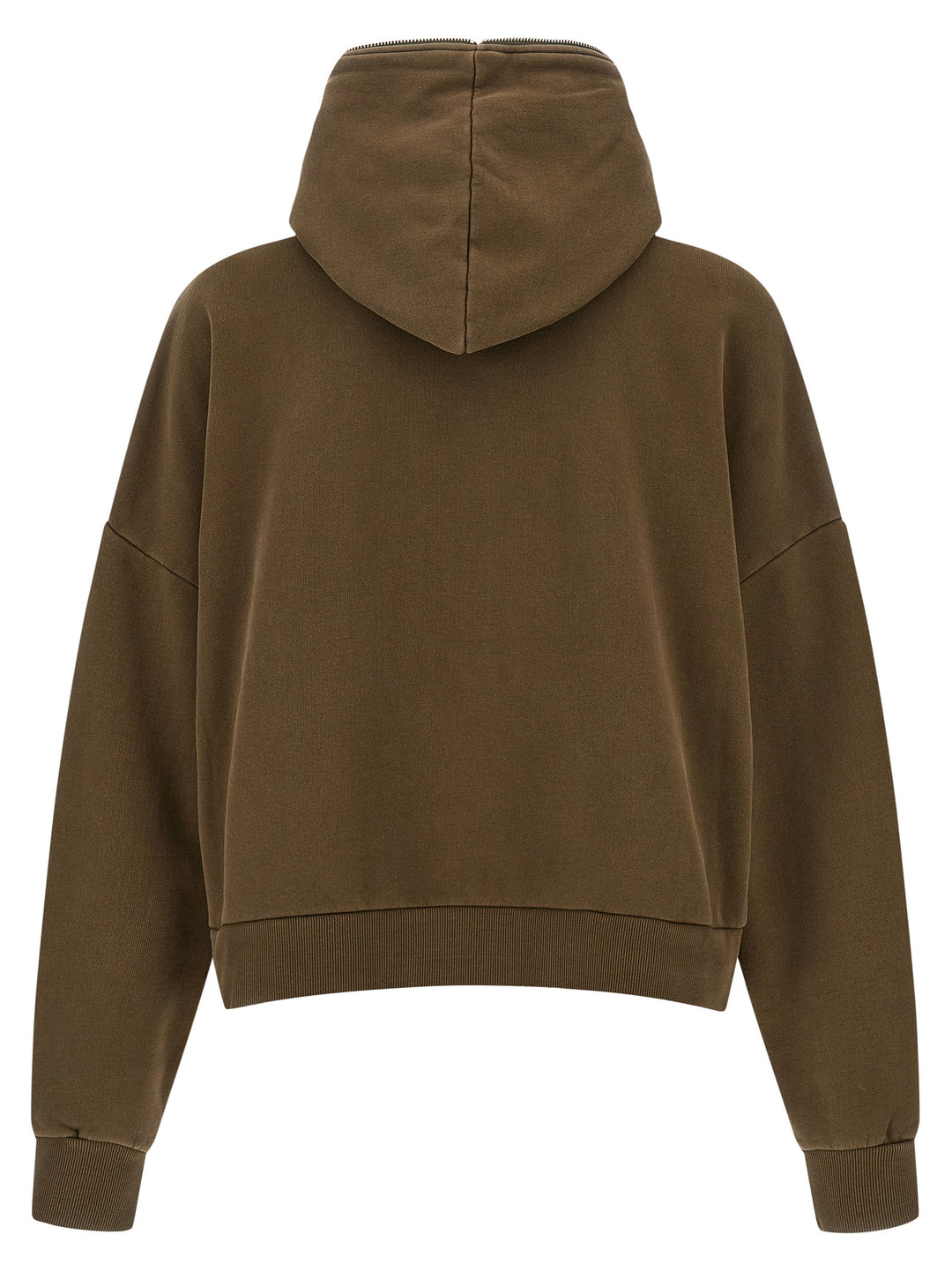 Entire Studios Eternal Zip Washed Sweatshirt - Brown | 8d85bca7fa558b6dec95dd18b825d7ff2159a1b0