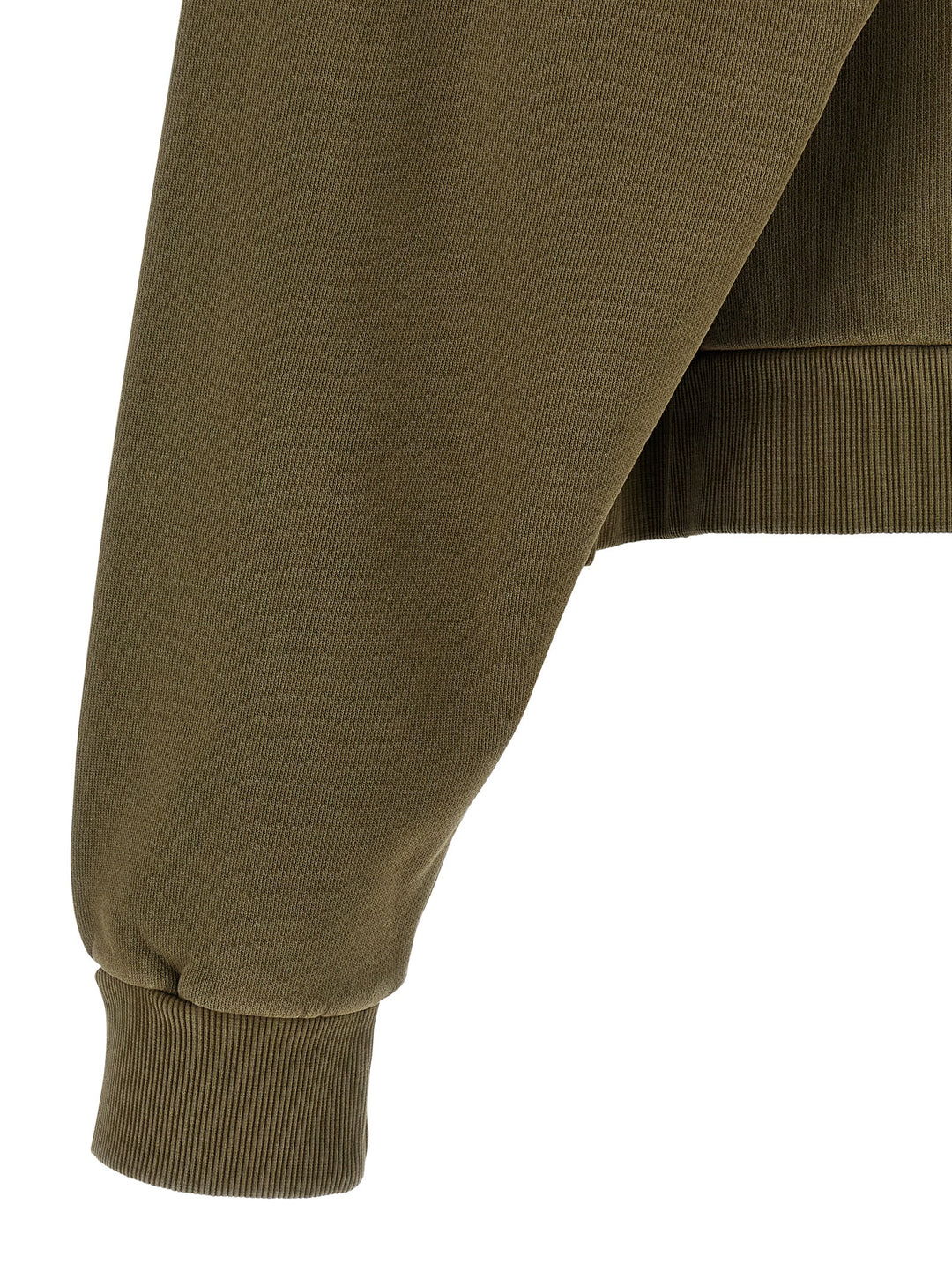 Entire Studios Eternal Zip Washed Sweatshirt - Green | ffc7f49142bb9c64484ce97b20557f50805ae464