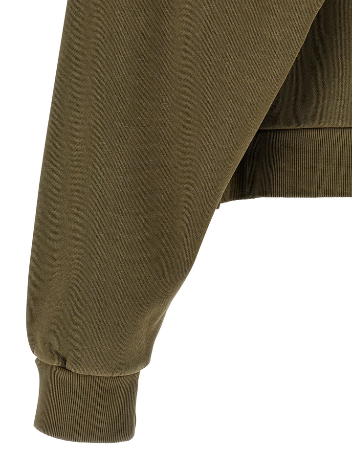 Entire Studios Eternal Zip Washed Sweatshirt - Green | ffc7f49142bb9c64484ce97b20557f50805ae464