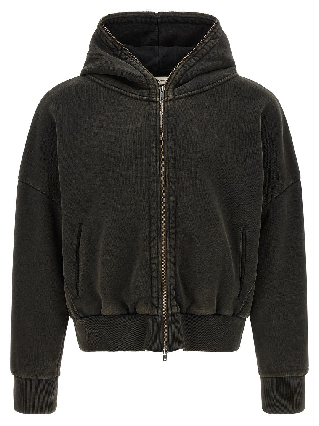Entire Studios Zip And Hoodie Sweatshirt - Black | f35615bda5327e492aebdffd674d4a6443ebedad