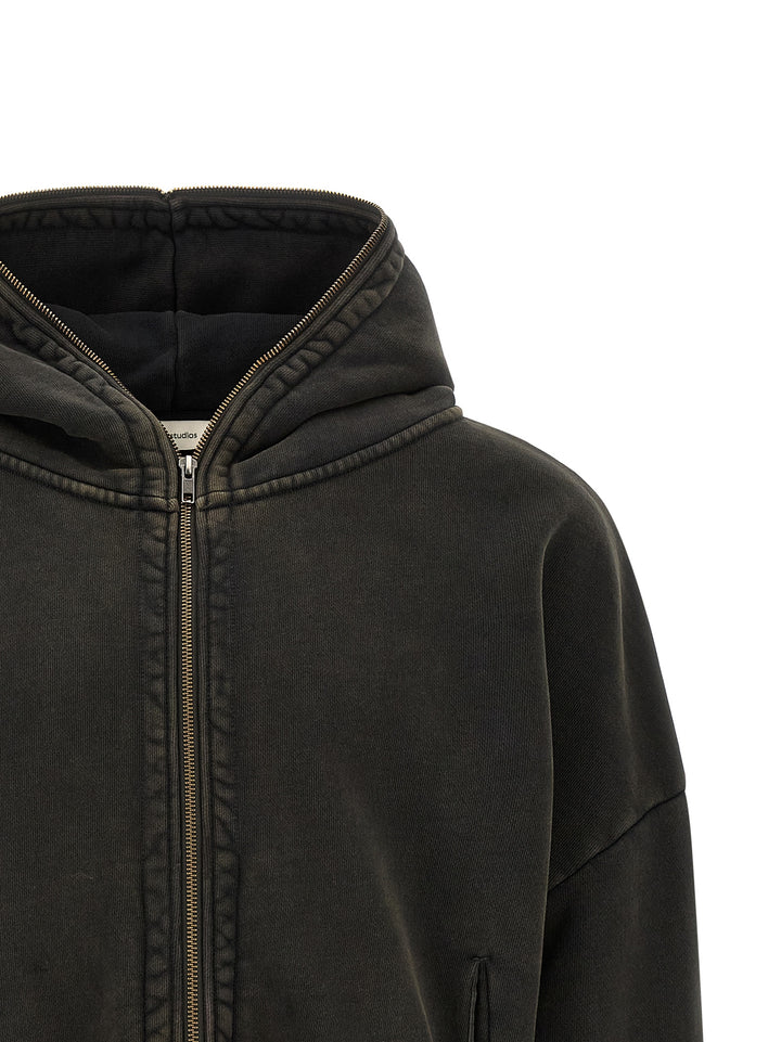 Entire Studios Zip And Hoodie Sweatshirt - Black | a4d498e59c7ffe589632acdebeaf3ccf98387fdd