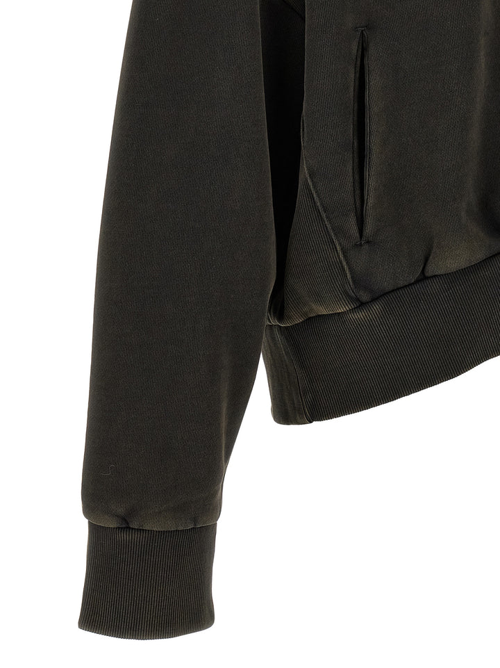 Entire Studios Zip And Hoodie Sweatshirt - Black | 81051be40073fca54822ea2d4f2c56981b8ce4f0
