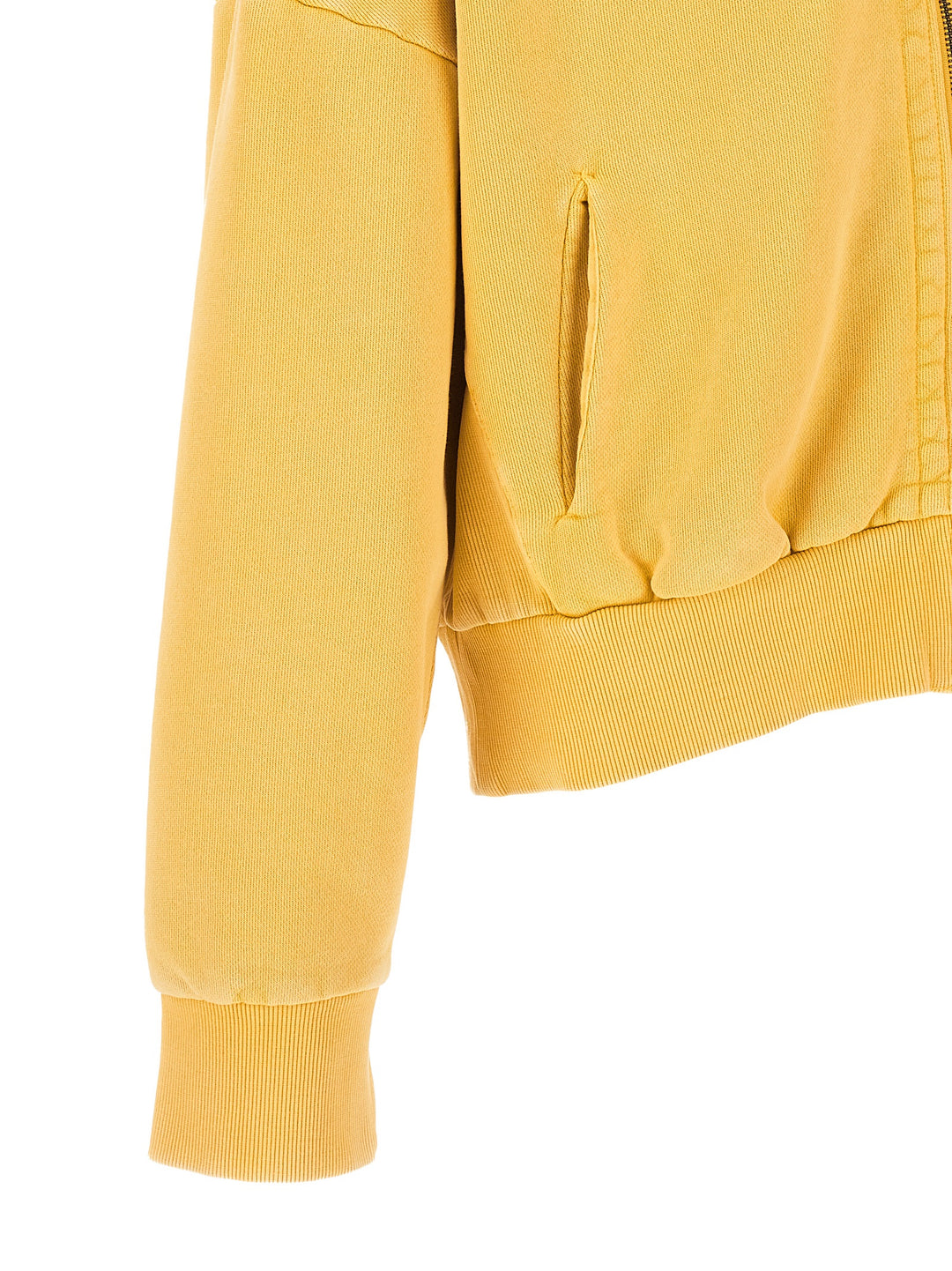 Entire Studios Eternal Zip Sweatshirt - Yellow | cc7db87fb4c524daaf9ae04628c9a48392a86e3c
