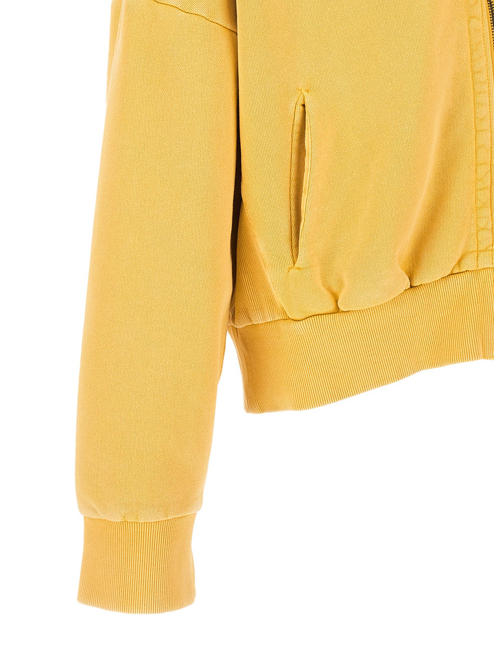 Entire Studios Eternal Zip Sweatshirt - Yellow | cc7db87fb4c524daaf9ae04628c9a48392a86e3c