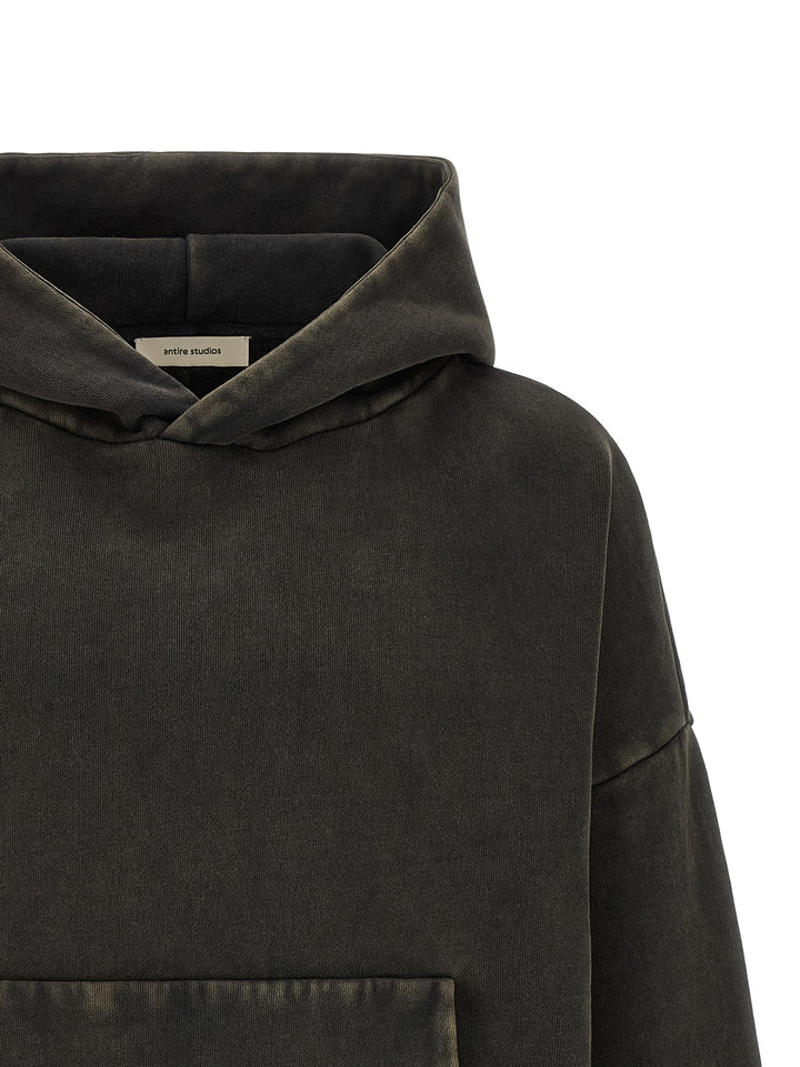 Entire Studios Heavy Hood Sweatshirt - Black | 89642a2c79e1ee459088dce8f8e9cb7d881daec8