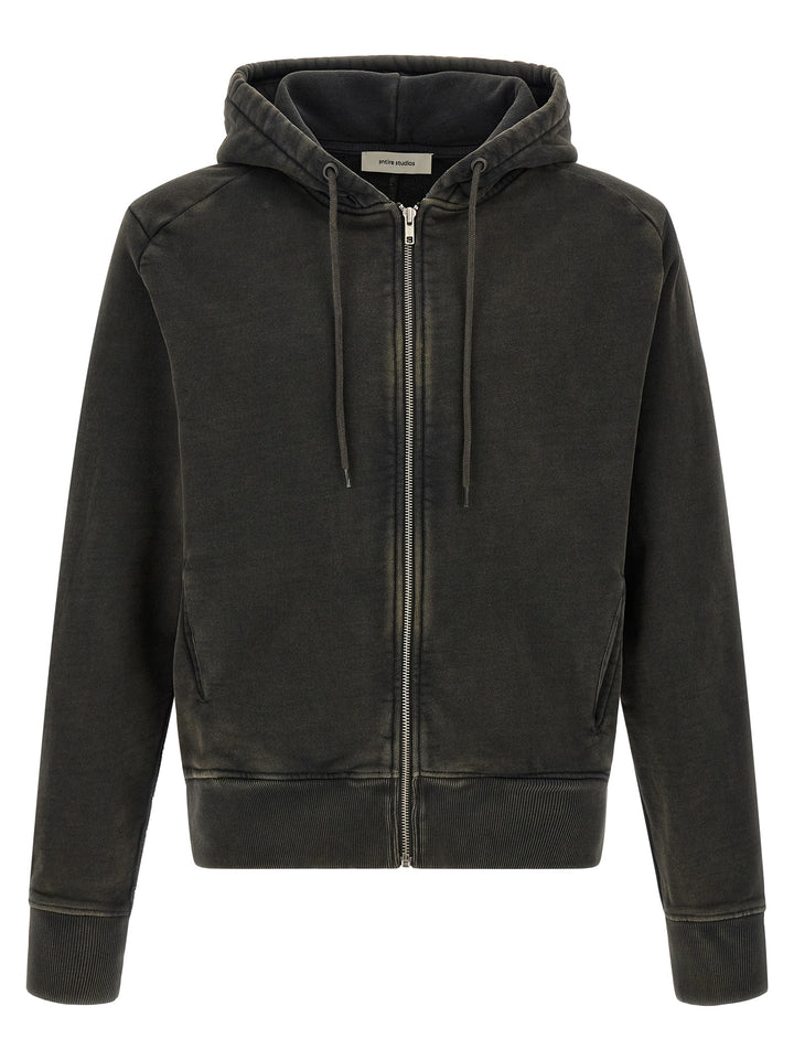 Entire Studios Zip And Hoodie Sweatshirt - Black | 3b37d7bbc881cd19215307b8f725e87af6f3d37f