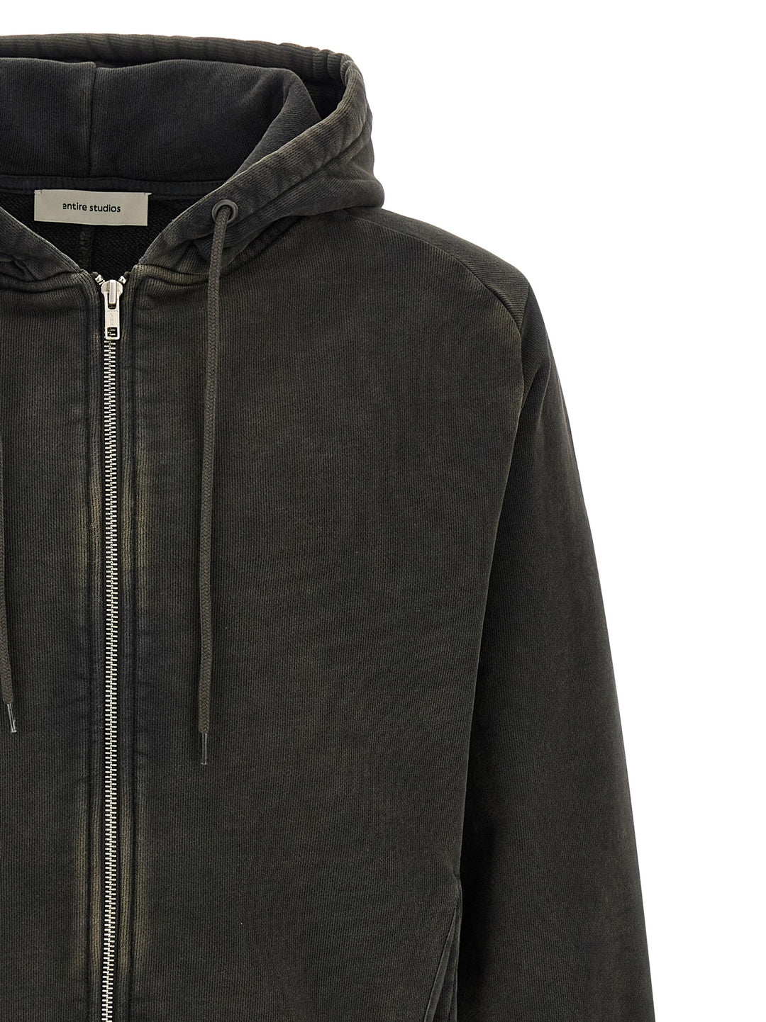 Entire Studios Zip And Hoodie Sweatshirt - Black | 21a4de950de64eb515fe3a5e14f9f3c67cbcc141