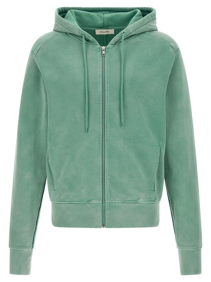 Entire Studios Zip And Hoodie Sweatshirt - Green | f1317bc1c1d324b64b46492b6082fb2ab2e97a07