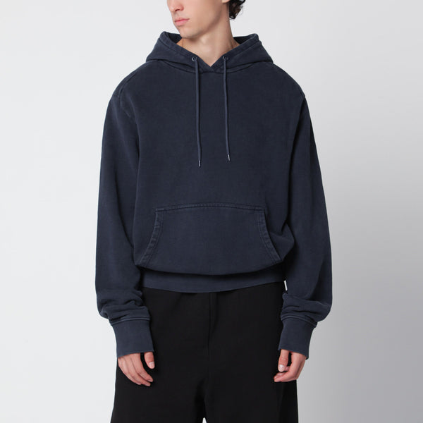 Standard Hood Hoodie In Washed Navy Blue