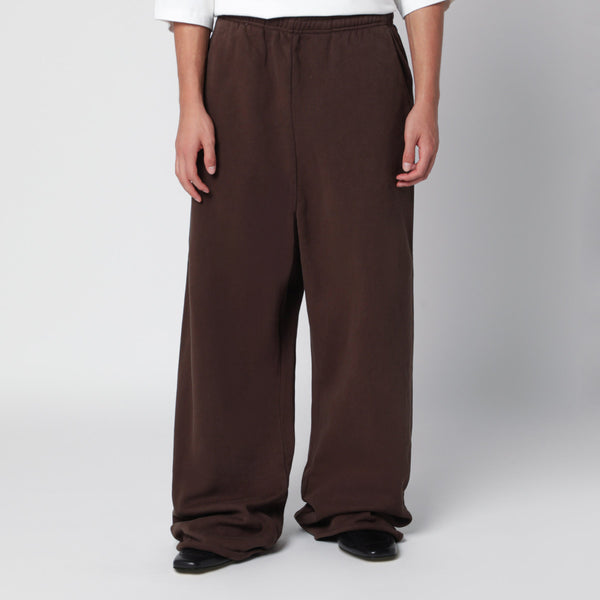 Full Sweatpant Jogging Trousers In Brown