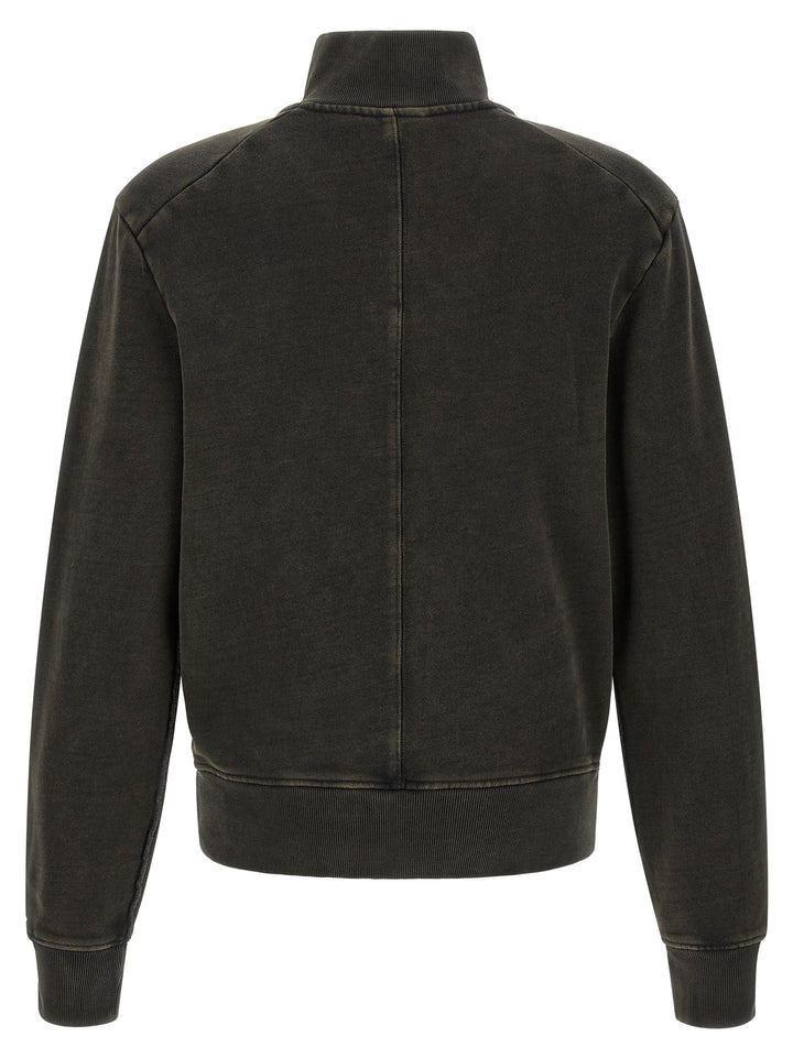 Entire Studios Buttoned Turtleneck Sweatshirt Sweaters and Cardigans - Black | 58fa0625f2d5eeb0439976fd994d861624aa11ac