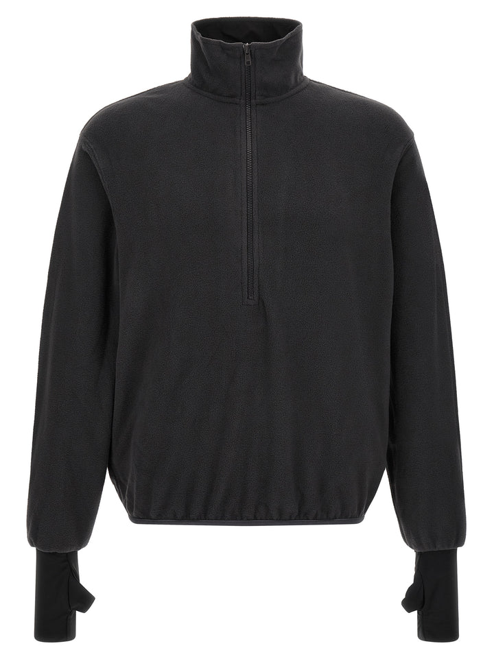 Entire Studios Shell Fleece Pullover Sweatshirt - Black | c6a3c9f0da7f8a2aa33413551606cb6c3cfd5b12